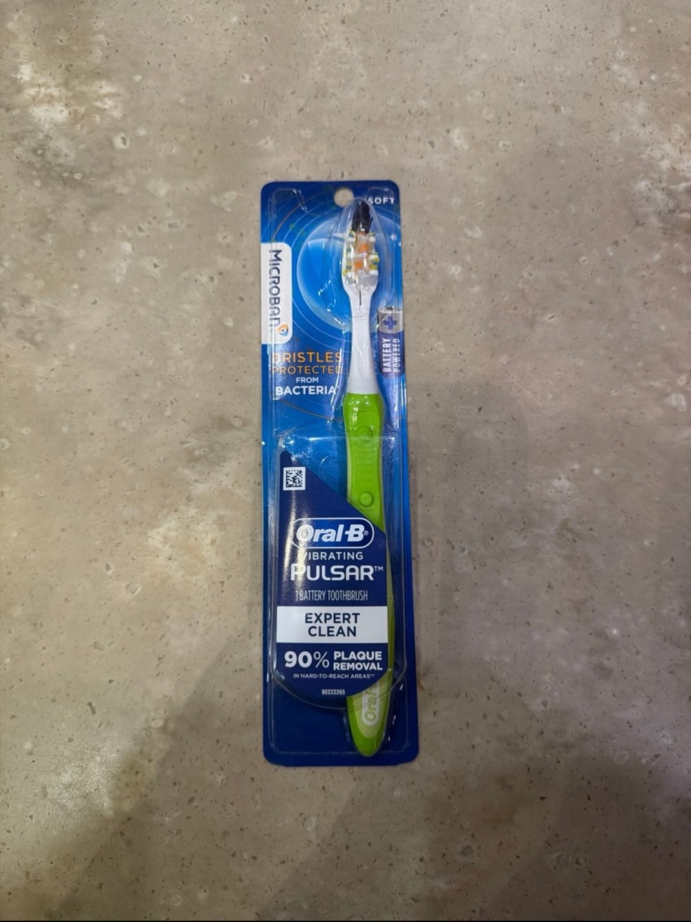 Pulsar Expert Clean Battery Toothbrush — Green